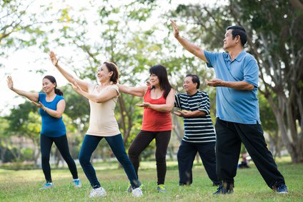 Qi Gong en stage en stage de jeûne aux Crocodiles Jaunes