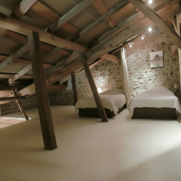 2/ Dortoir Mezzanine Lit Simple