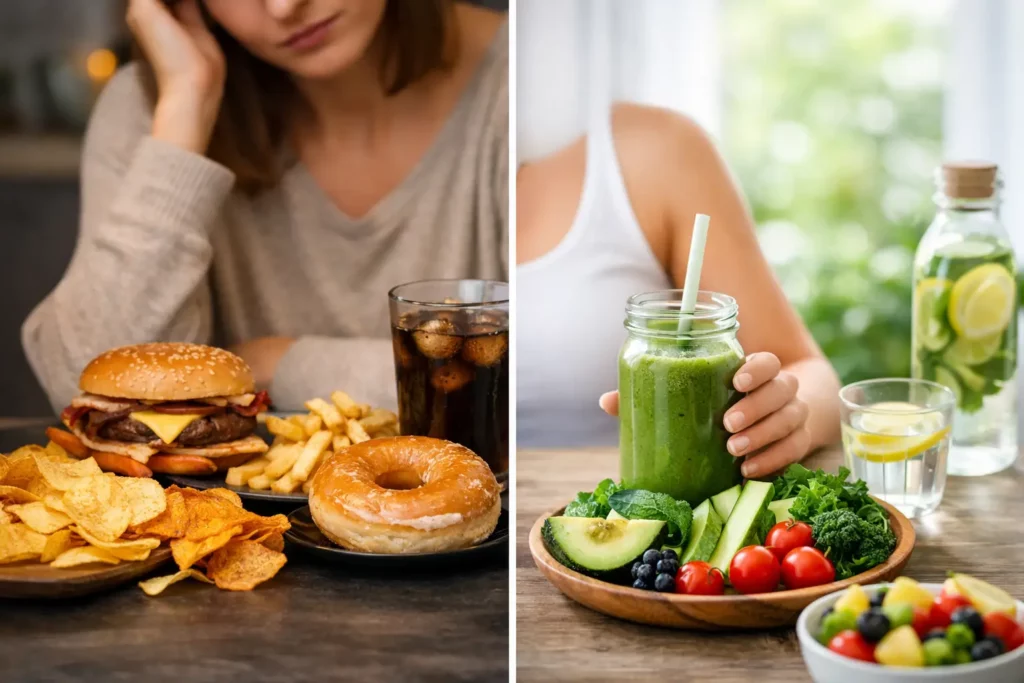 Avant après cure détox naturelle : les repères
