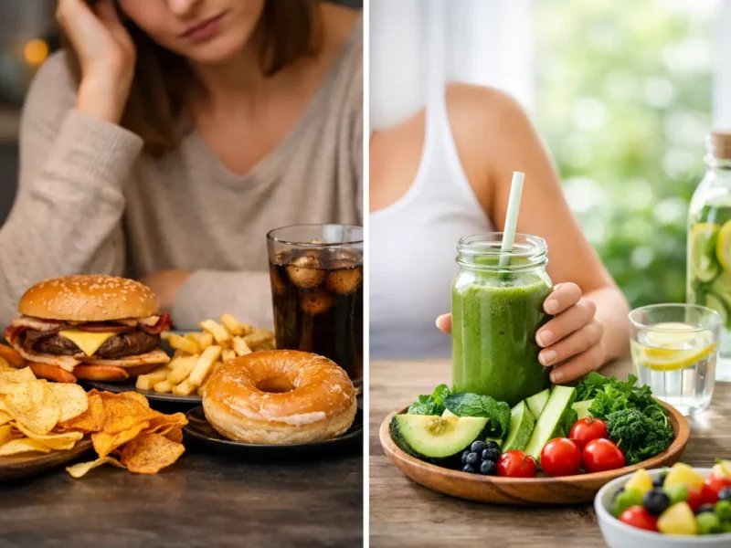 Avant après cure détox naturelle : les repères